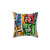 Abstract street art throw pillow