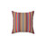 70s Retro Vertical Stripe Pillow
