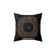 Vinyl Music Labyrinth Map Pillow