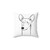 Ibizan Hound Black and White Pillow