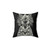 Shape Shift Black Werewolf Skull Pillow