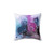 Colorful Abstract Watercolor Painting Pillow