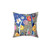Floral Snail Decorative Pillow - Vibrant Nature-Inspired Home Accent