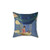 Whimsical Clouds Pillow with Dog and Balloon