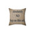 No Dogs on Sofa Vintage Throw Pillow
