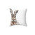 Watercolor Hare Decorative Throw Pillow