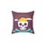 Rebirth Pillow with Skull and Sunshine Design