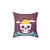 Rebirth Pillow with Skull and Sunshine Design