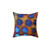Dark Bubbles Ethnic Abstract Art Pillow