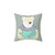 Ocean themed decorative pillow