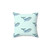 Cute Whale Themed Decorative Throw Pillow
