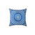 Mandala Blue Decorative Throw Pillow