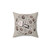Triceratops Fossil Art Pillow