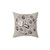 Triceratops Fossil Art Pillow