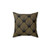 Art Deco Black and Gold Pattern Pillow
