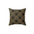 Art Deco Black and Gold Pattern Pillow