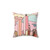 Retro Chicago Sunset Pillow by Sasa Elebea