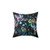 Floral Night Garden Throw Pillow