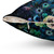 Floral Night Garden Throw Pillow