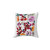 Vibrant Watercolor Floral Throw Pillow
