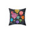 Colorful Hot Air Balloon Night Sky Pillow