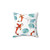 Waterlily and Koi Fish Decorative Pillow