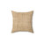 Rustic Burlap Print Decorative Pillow