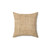 Rustic Burlap Print Decorative Pillow