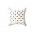 Dachshund Pattern White Pillow