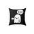 Funny Ghost Disapproval Pillow