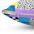Memphis Pattern 110 Retro 80s/90s Pillow