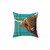 Highland Cow Tartan Noodles Pillow