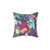 Vibrant indoor plants cat garden decorative pillow