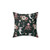 Dark Octopus Pattern Throw Pillow