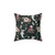 Dark Octopus Pattern Throw Pillow