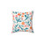 Peaches and Peony Buds Decorative Pillow