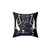 Spirit Animal Pillow featuring a gothic black cat
