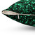 Emerald Green Faux Glitter Sparkles Pillow