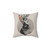 Jackalope Pillow - Decorative Mythical Creature Accent Cushion