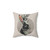 Jackalope Pillow - Decorative Mythical Creature Accent Cushion