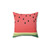 Watermelon-themed decorative pillow for summer