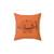 Halloween Pumpkin Pillow with Funny Carving