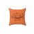 Halloween Pumpkin Pillow with Funny Carving