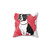 Soft and cozy Boston Terrier pillow