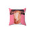 Soft, pink goat-themed pillow