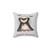 Count Pugula Pug Decorative Pillow