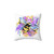 Honeybee Lavender Floral Accent Pillow