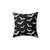 Bats Pattern Throw Pillow for Gothic and Horror Lovers