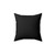 Solid Black Pillow for Bedroom Decor