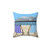 Brighton Pier and Beach Pillow
